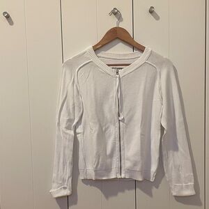 MM6 Maison Martin Margiela White Cardigan